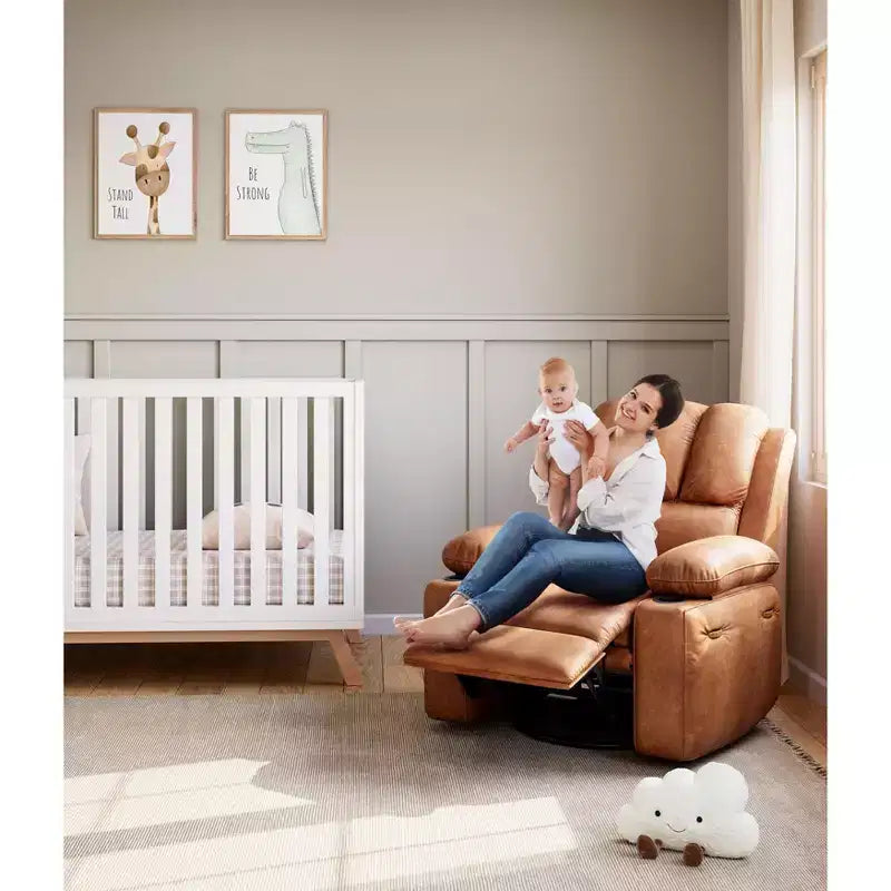 Poltrona reclinabile massaggiante, reclinabile girevole in pelle PU per soggiorno, cameretta o home theater, divano reclinabile ergonomico con portabicchieri