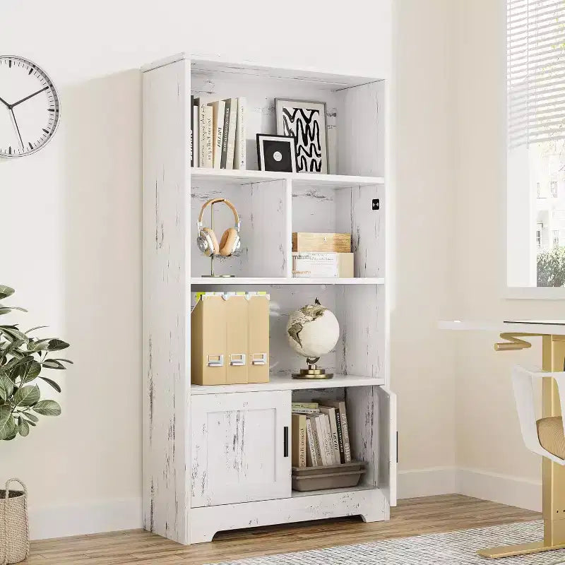 Libreria con ante Scaffale moderno con luci a LED Libreria da fattoriaGrand Display Racks Libreria per l'ufficio domestico