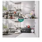 Comò per camera da letto con 5 cassetti, cassettiera, organizer in tessuto per armadio e soggiorno
