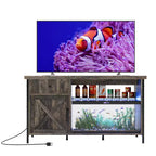 Supporto per acquario da 55-75 galloni, mobile robusto per acquario con armadietto portaoggetti, tavolo consolle TV per TV da 80/75/70 pollici, supporto grande per vasca per tartarughe