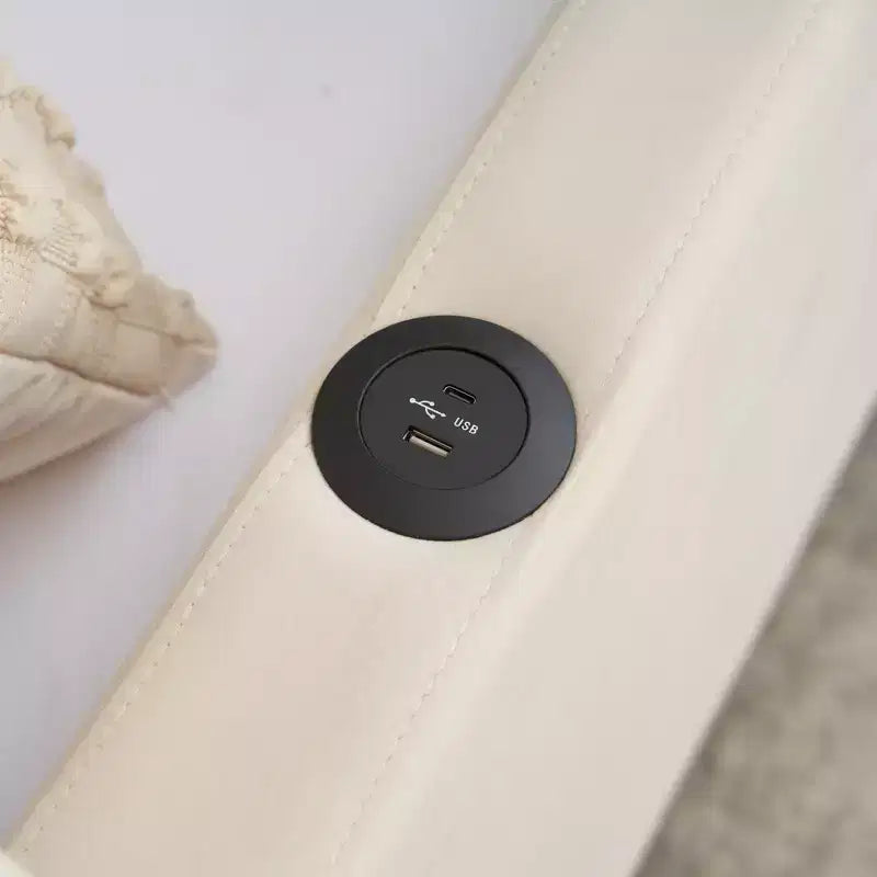 Divano Letto Singolo con Letto Estraibile, Divano Letto in Velluto con Porte USB e Tasche Laterali per Soggiorno, Camera da Letto, Camera degli Ospiti