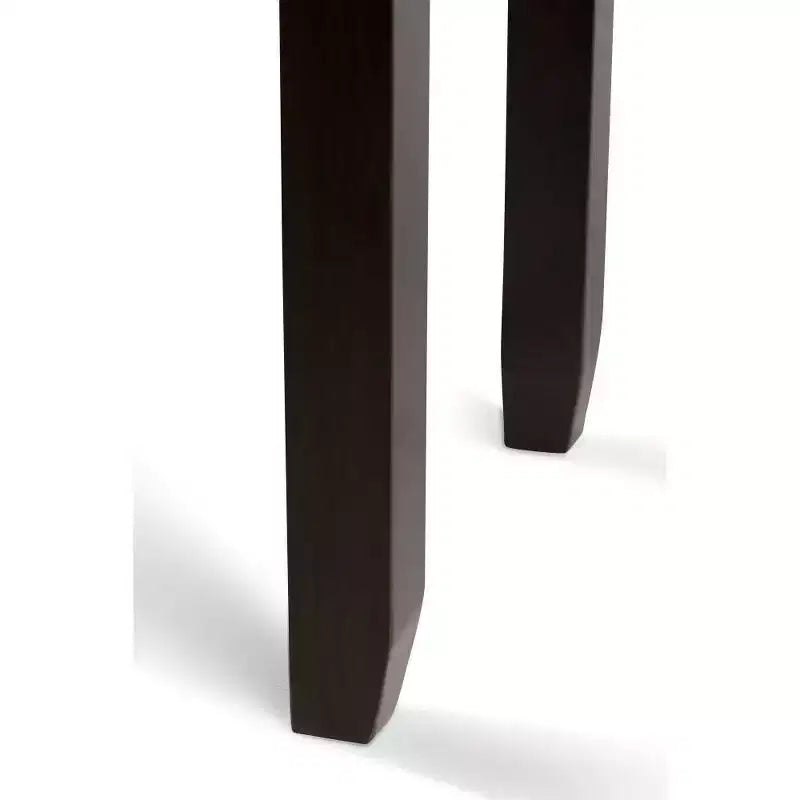 Tavolino d'appoggio con 2 cassetti, Mogano Marrone Brunetto