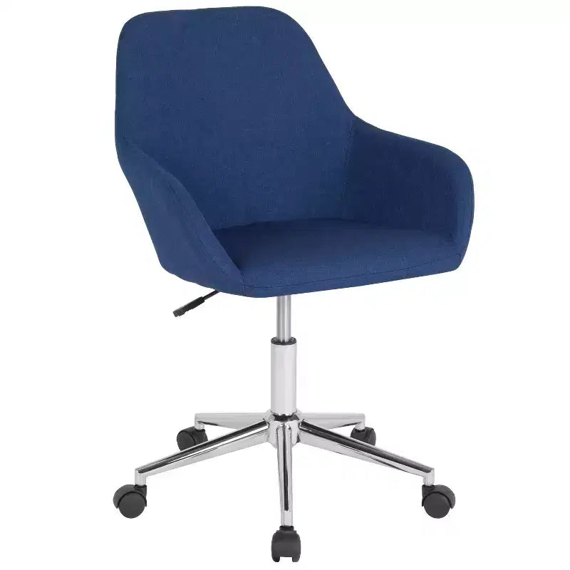 Merrick Lane Home Office Bucket Style Chair with 360 Degree Rotating Swivel
