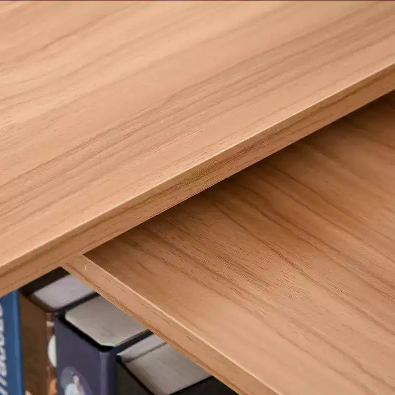 Scrivania ad angolo con rotazione a 360°, a forma di L, con mensole, workstation